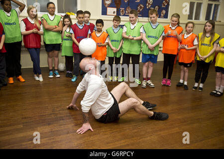 Beko Keepy-Uppy Herausforderung Stockfoto