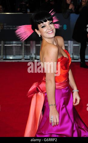 BAFTA Film Awards 2014 - Ankünfte - London Stockfoto