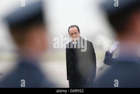 PM Hollande Druck auf EU-reform Stockfoto