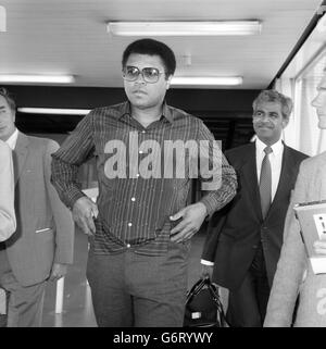 Boxen - Muhammad Ali - Heathrow Flughafen Stockfoto