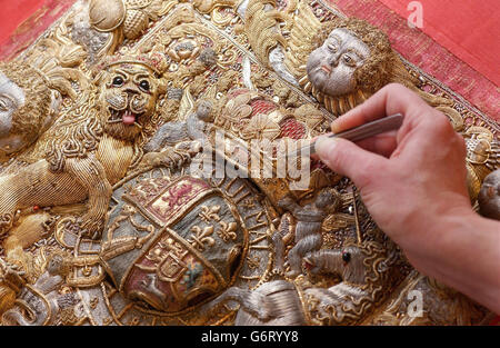 Ein Lordkanzler Geldbörse Stockfoto