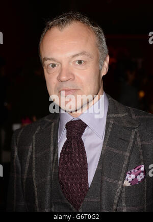 Graham Norton nimmt an der Privatausstellung von Bailey's Stardust Teil, einer Retrospektive des Fotografen David Bailey in der National Portrait Gallery, London Stockfoto