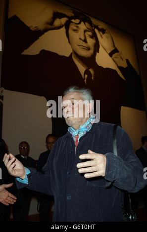 David Bailey während der privaten Besichtigung von Bailey's Stardust, einer Retrospektive des Fotografen David Bailey, in der National Portrait Gallery, London Stockfoto