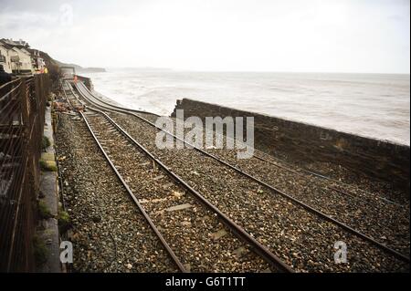 5. Februar Winterwetter Stockfoto