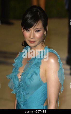 Lucy Liu kommt nach den 76. Academy Awards zur Vanity Fair Afterparty in Morton's, Melrose Avenue in Los Angeles. Stockfoto