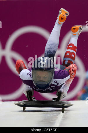 Olympischen Winterspiele in Sotschi - Tag 5 Stockfoto