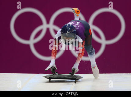 Olympischen Winterspiele in Sotschi - Tag 5 Stockfoto