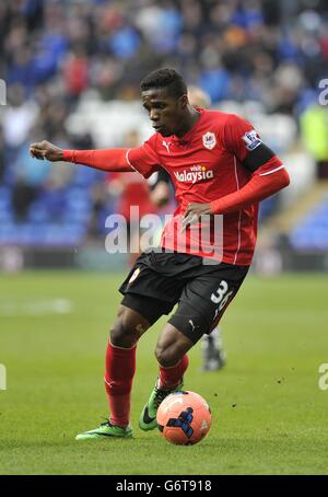 Fußball - FA Cup - Fünfte Runde - Cardiff City / Wigan Athletic - Cardiff City Stadium. Wilfred Zaha von Cardiff City während des FA Cup, fünftes Spiel im Cardiff City Stadium, Cardiff. Stockfoto