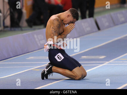 Leichtathletik - Hallenmasters britischen Leichtathletik - Tag zwei - English Institute of Sport Stockfoto