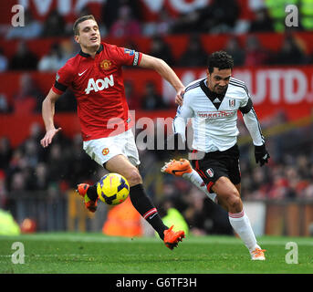 Fußball - Barclays Premier League - Manchester United gegen Fulham - Old Trafford Stockfoto