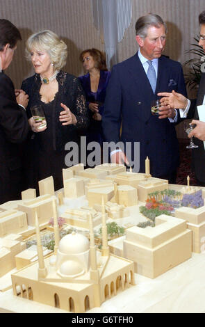 Prince Of Wales öffnet Libanon: der Artists'View-II-Ausstellung Stockfoto