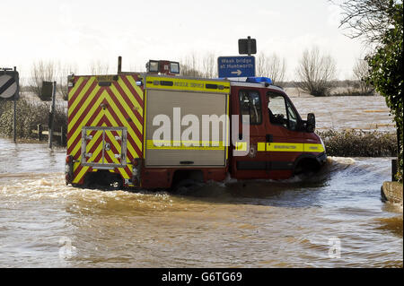 11. Feb Winterwetter Stockfoto