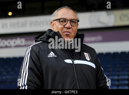 Fußball - Barclays Premier League - West Bromwich Albion gegen Fulham - The Hawthorns. Neuer Fulham-Manager Felix Magath vor dem Spiel Stockfoto