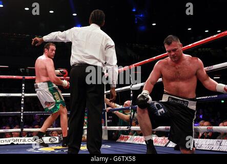 Boxen - Kupfer Box III - Kupfer-Box Arena Stockfoto