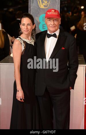 BAFTA Film Awards 2014 - Ankünfte - London Stockfoto