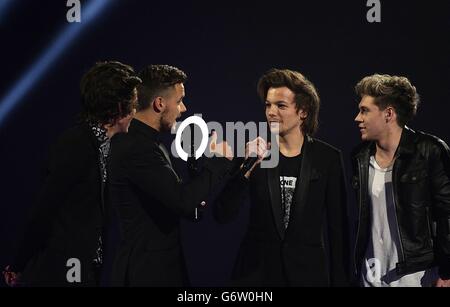 Brit Awards 2014 - Show - London Stockfoto