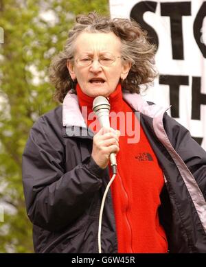 Belmarsh Gefangenenprotest Stockfoto