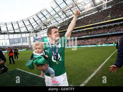 Rugby-Union - RBS Six Nations - Irland / Italien - Aviva Stadium Stockfoto