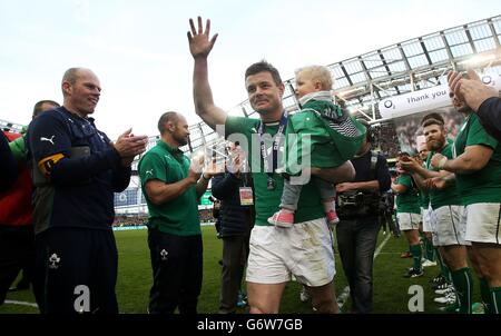 Rugby-Union - RBS Six Nations - Irland / Italien - Aviva Stadium Stockfoto