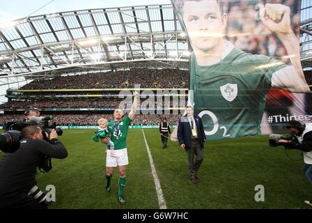 Rugby-Union - RBS Six Nations - Irland / Italien - Aviva Stadium Stockfoto