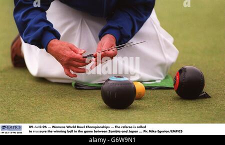 Womens World Bowl Meisterschaften, Leamington Spa Stockfoto