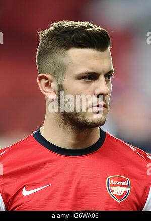 Fußball - UEFA Champions League - 16. Runde - Arsenal gegen Bayern München - Emirates Stadium. Jack Wilshere, Arsenal Stockfoto