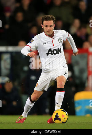 Fußball - Barclays Premier League - Crystal Palace gegen Manchester United - Selhurst Park. Juan Mata, Manchester United Stockfoto