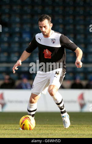 Fußball - Sky Bet League Two - Wycombe Wanderers / Chesterfield - Adams Park. Sam Hird, Chesterfield Stockfoto