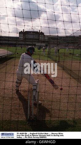 England Cricket Nets Stockfoto