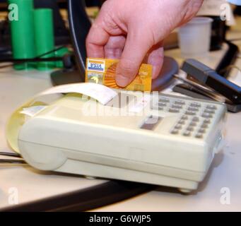 Eine PDQ-Maschine Stockfoto