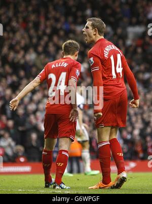 Fußball - Barclays Premier League - Liverpool gegen Swansea City - Anfield Road Stockfoto