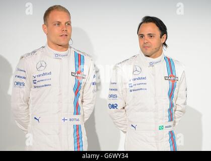 Motor Racing - Formel 1 - 2014 Williams Formel 1 Auto Start - London Stockfoto