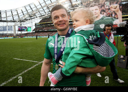 Rugby-Union - RBS Six Nations - Irland / Italien - Aviva Stadium Stockfoto