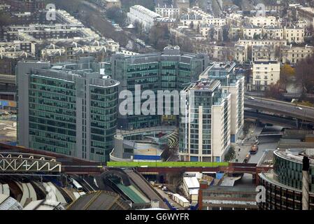 London Paddington Basin Stockfoto