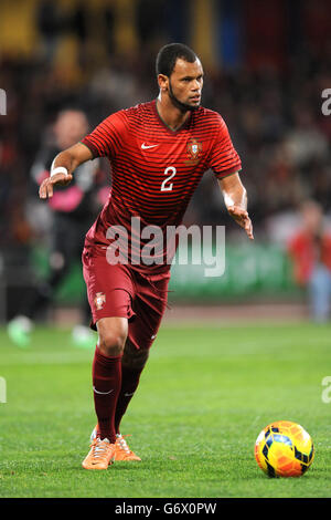 Fußball - Internationale Freundschaften - Portugal gegen Kamerun - Estadio Dr Magalhaes Pessoa. Rolando, Portugal Stockfoto