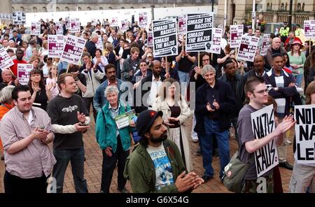 Le Pen protest Stockfoto