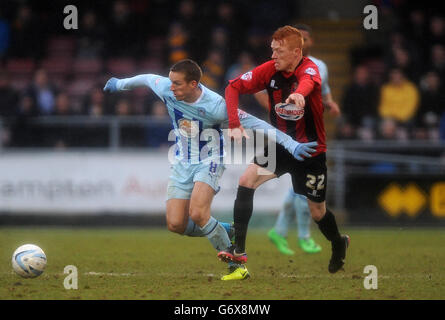 Fußball - Himmel Bet League One - Coventry City V Shrewsbury Town - Sixfields Stadion Stockfoto