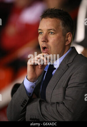 Soccer - Sky Bet League One - Sheffield United / Peterborough United - Bramall Lane. Darren Ferguson, Manager von Peterborough United Stockfoto