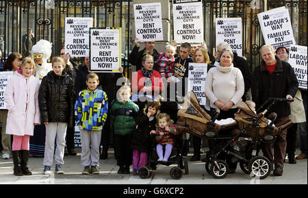 Irische Protest gegen Sparpolitik Stockfoto