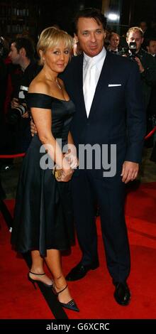 Der Schauspieler Martin Kemp und seine Frau Shirley kommen für die British Academy Television Awards (BAFTA) - gesponsert von Radio Times - im Grosvenor House Hotel in der Park Lane im Zentrum von London an. Stockfoto