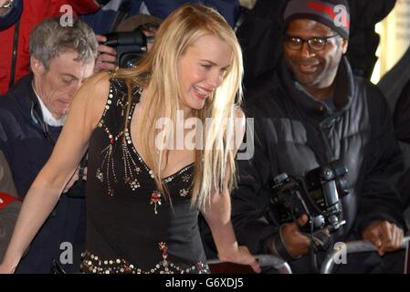 Daryl Hannah Kill Bill Vol. 2 Premiere Stockfoto