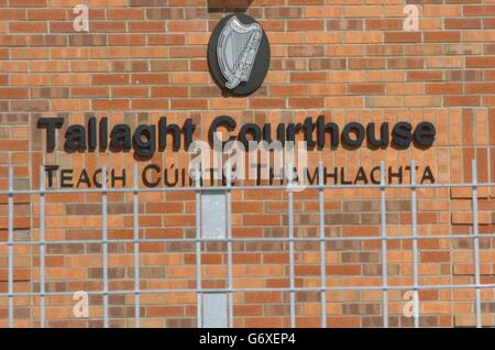 Eine Gesamtansicht des Tallaght District Court Stockfoto