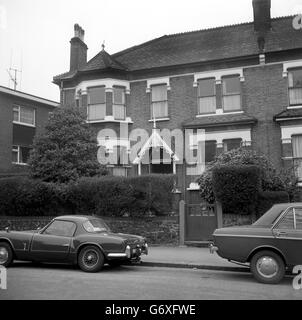 Kriminalität - Prinzessin Anne Kidnap Versuch - Polizei suchen Nr. 3 Christchurch Road, Crouch Hill, London Stockfoto