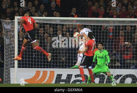 Fußball - UEFA Europa League - Runde der letzten 16 - Hinspiel - Tottenham Hotspur V SL Benfica - White Hart Lane Stockfoto