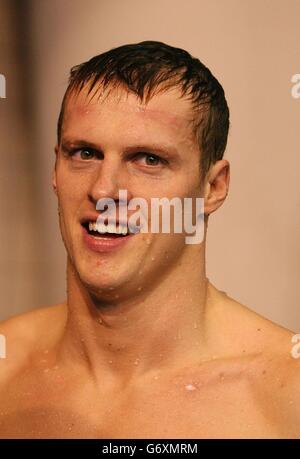 Adrian Turner bei den 200-m-Einzelfinals der Männer während der British Swimming Olympic Trials im Ponds Forge International Sports Center, Sheffield. Stockfoto