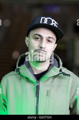 Adam Deacon nimmt an einer Besichtigung von Thor: The Dark World Teil, The First Mountain Dew präsentiert Green Screen im Odeon Cinema in Greenwich, London. Stockfoto