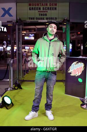 Mountain Dew Greenscreen Event - London Stockfoto