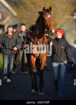 Pferderennen Sie - irische Lincolnshire/Lodge Park Stud Park Express Stakes Day - Curragh Rennbahn Stockfoto