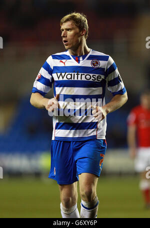 Reading's Pavel Pogrebnyak während des Sky Bet Championship-Spiels im Madejski-Stadion, Reading. Stockfoto