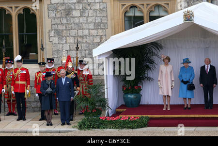 Präsident Higgins Staatsbesuch in Großbritannien - Tag 2 Stockfoto